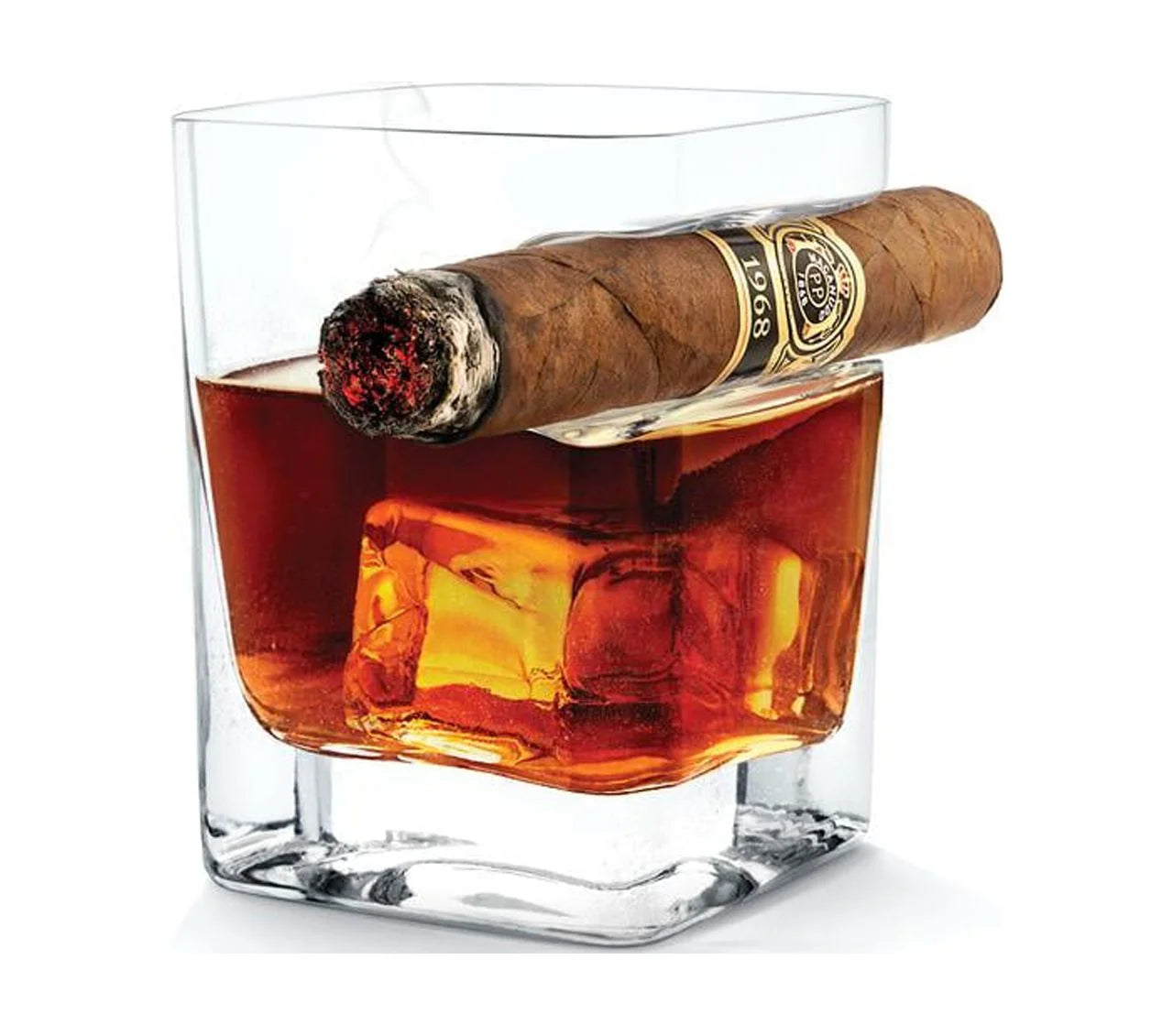 The Sovereign Old Fashioned Cigar Glass Set